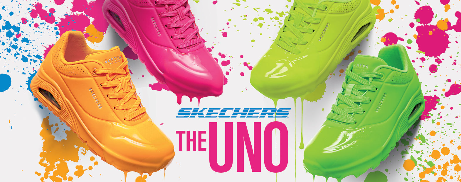 Udvikle Stort univers spids Uno: Vores farverige sneakers til hele familien – Skechers.dk