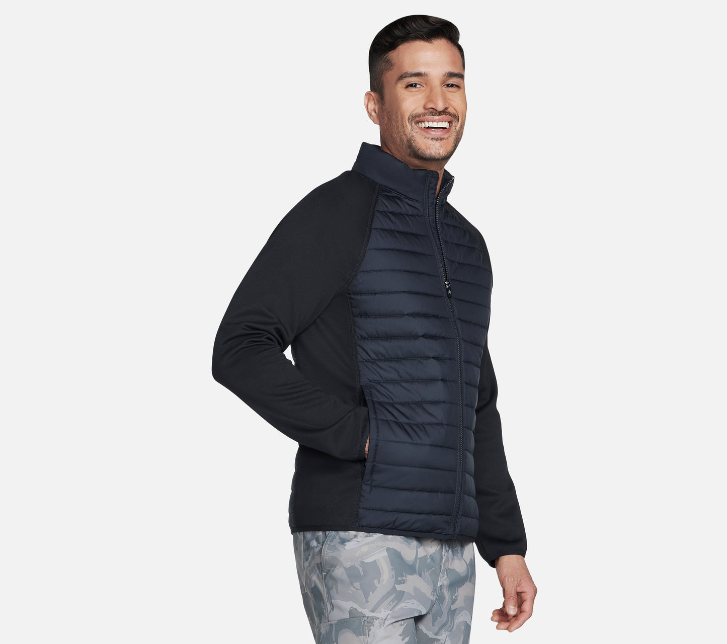 Hoodless Hoodies Cozy Fit Hybrid Jacket Clothes Skechers.dk