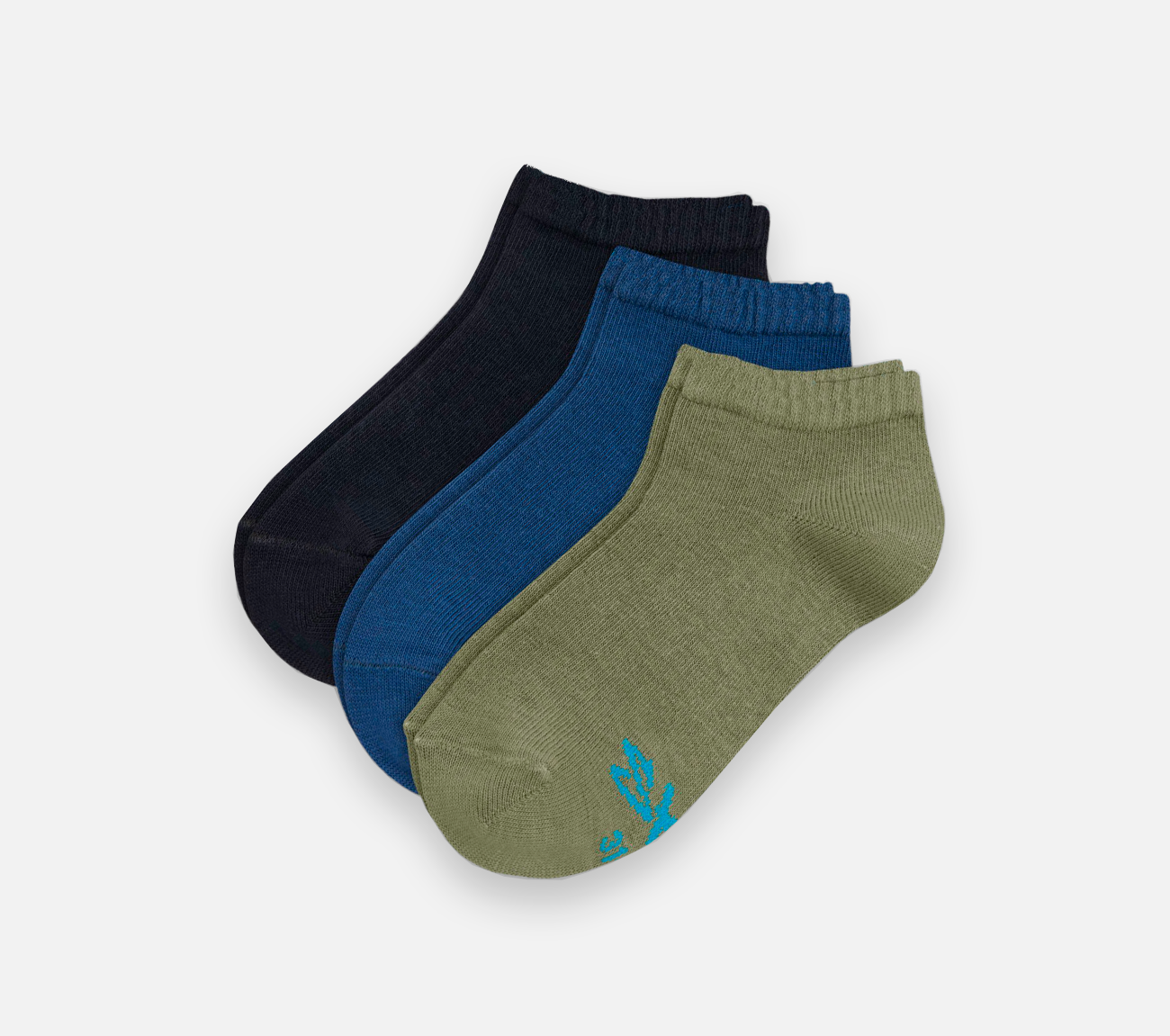 Strømper 3 par Sock Skechers