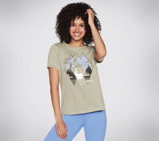 Mountainscape T-shirt Clothes Skechers