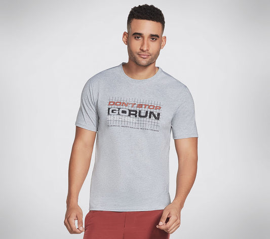 Dont Stop GO RUN T-shirt Clothes Skechers