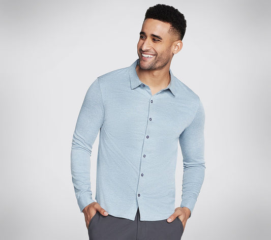 GO DRI Off Duty Button Down Shirt Clothes Skechers.dk