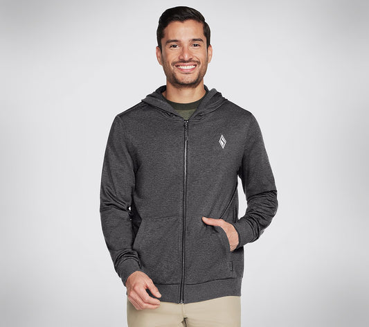 SKECH-KNITS ULTRA GO Full Zip Hoodie Clothes Skechers.dk