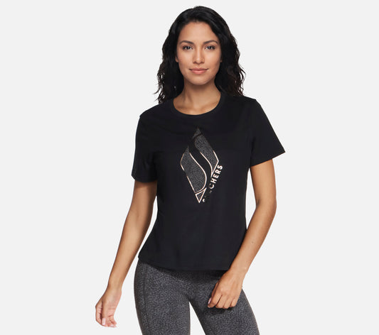 Cheetah Diamond Tee Clothes Skechers.dk