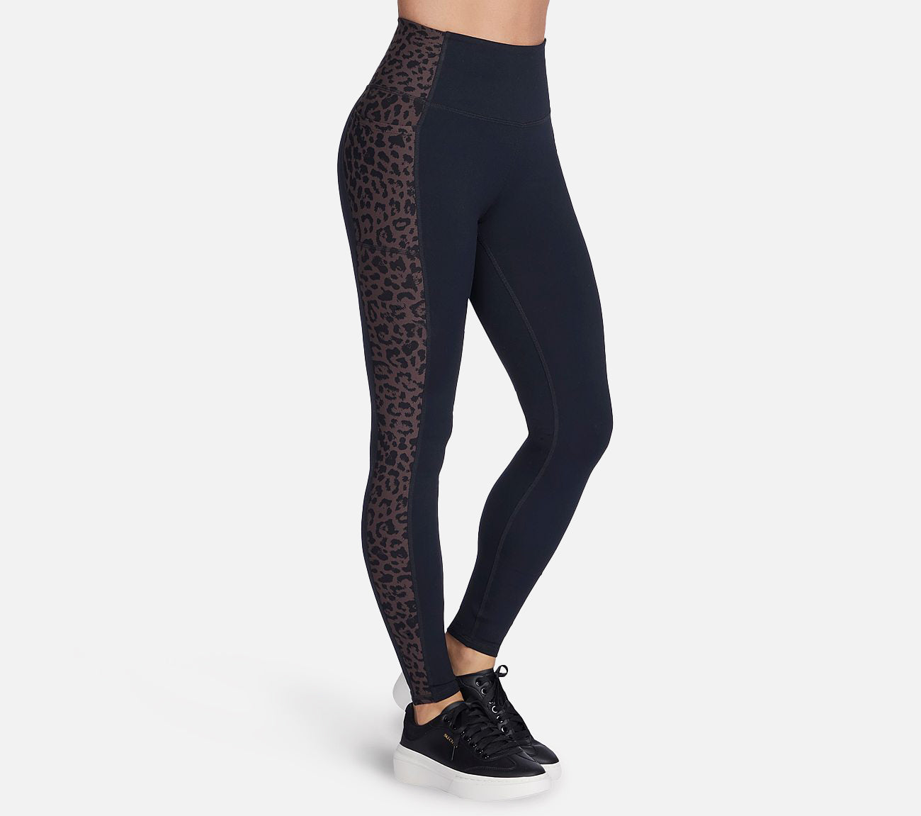 GO WALK Full Length High-Waisted Cheetah Legging Clothes Skechers.dk