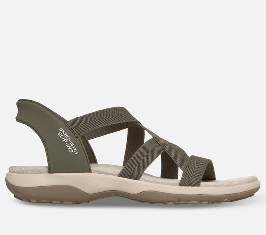 Slip-ins: Reggae Slim - Stretch Flex Sandal Skechers.dk