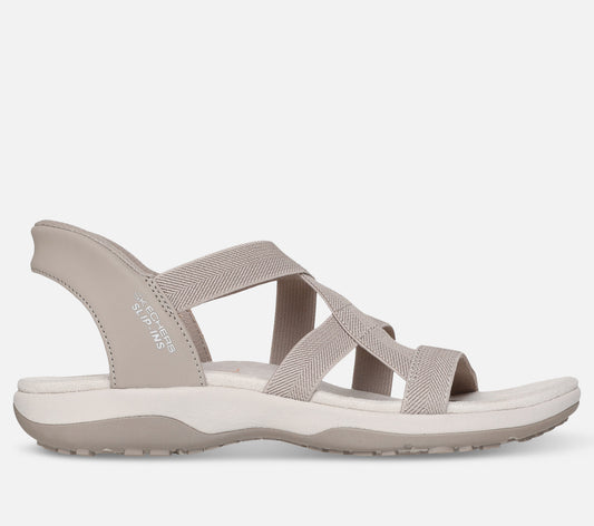Wide Fit: Slip-ins: Reggae Slim - Stretch Flex Sandal Skechers.dk