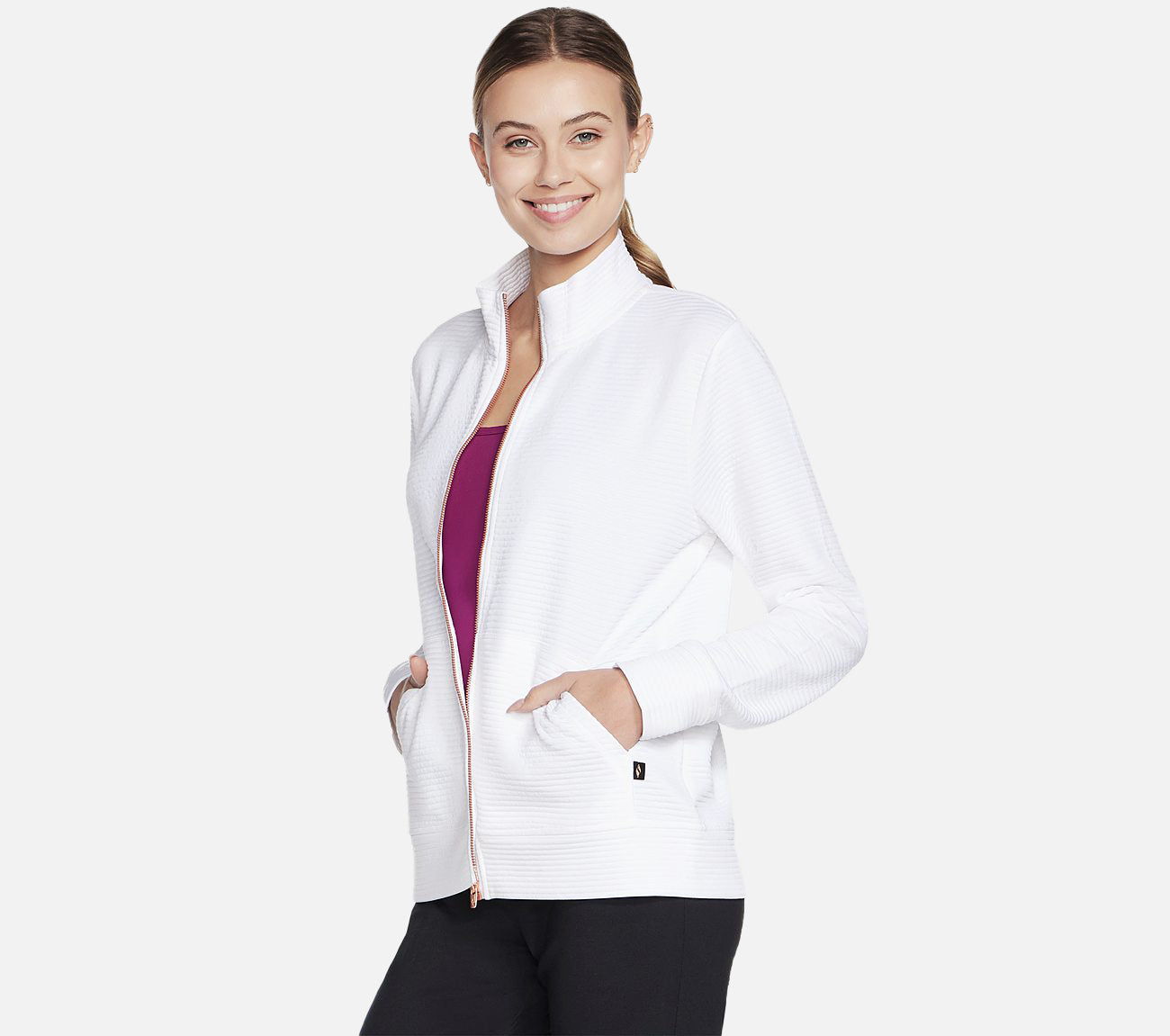 The Hoodless Hoodie GO WALK Everywhere Jacket Clothes Skechers.dk