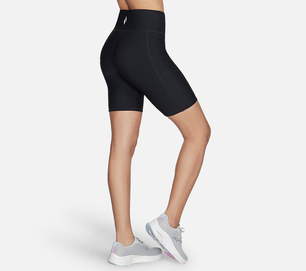 GO FLEX Rib High Waisted 8" Bike Short Clothes Skechers.dk