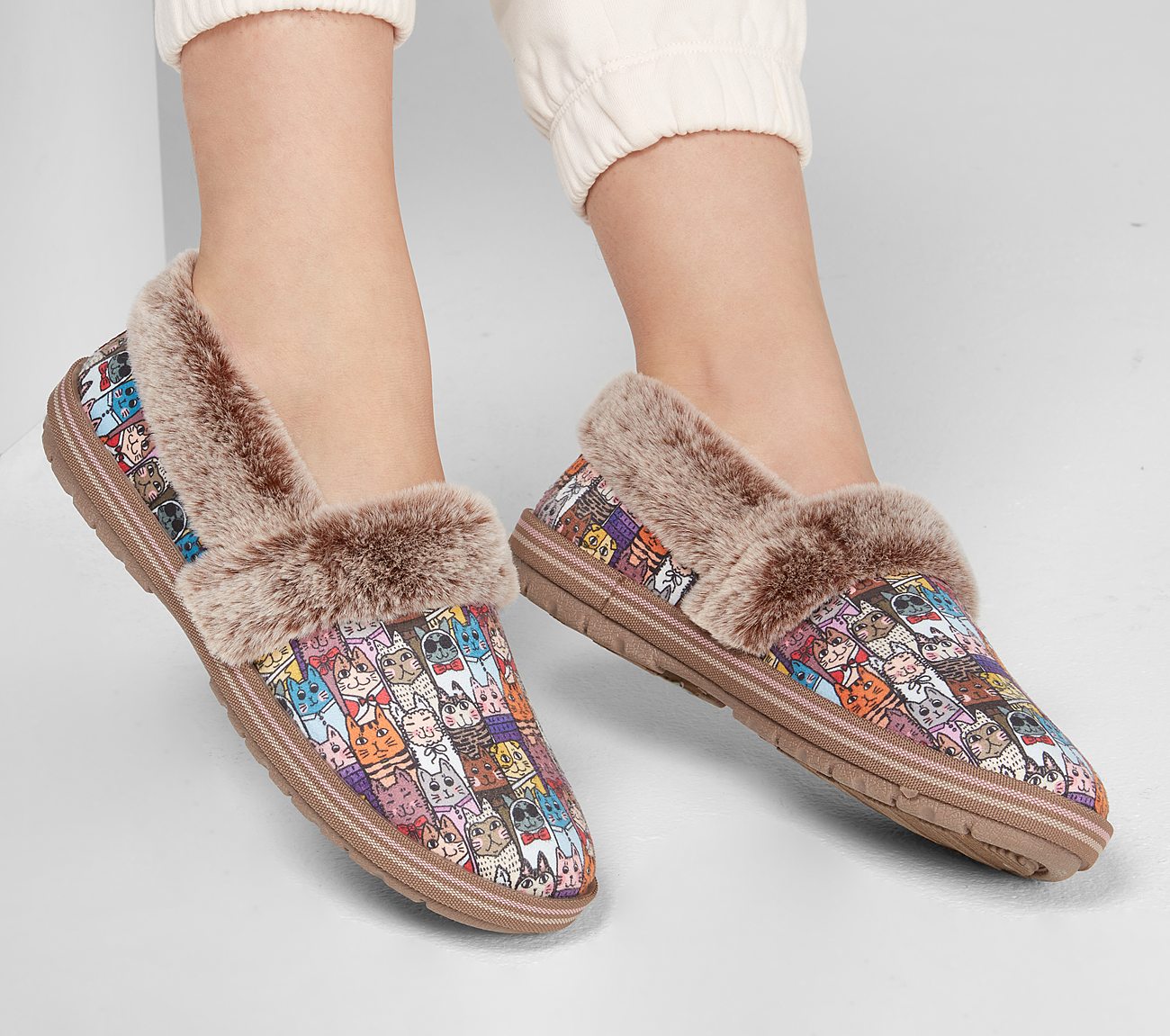 BOBS Too Cozy - Chic Cat Slipper Skechers.dk
