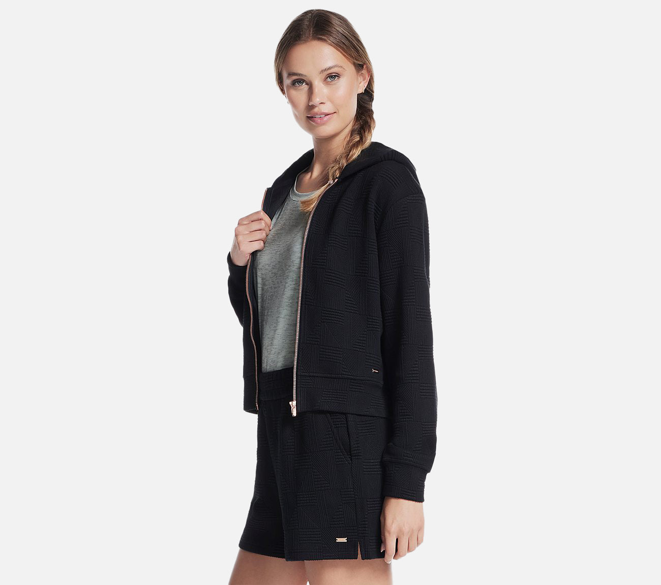 GO WALK Everywhere Diamond FZ Jacket Clothes Skechers.dk