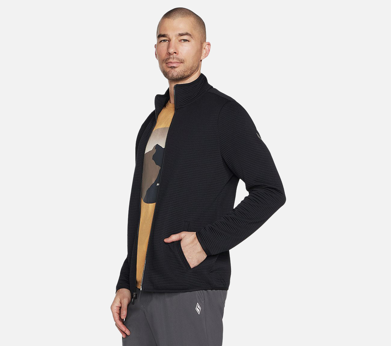 Hoodless Hoodie Ottoman Jacket Clothes Skechers.dk