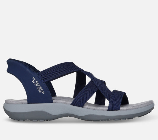 Wide Fit: Slip-ins: Reggae Slim - Stretch Flex Sandal Skechers.dk