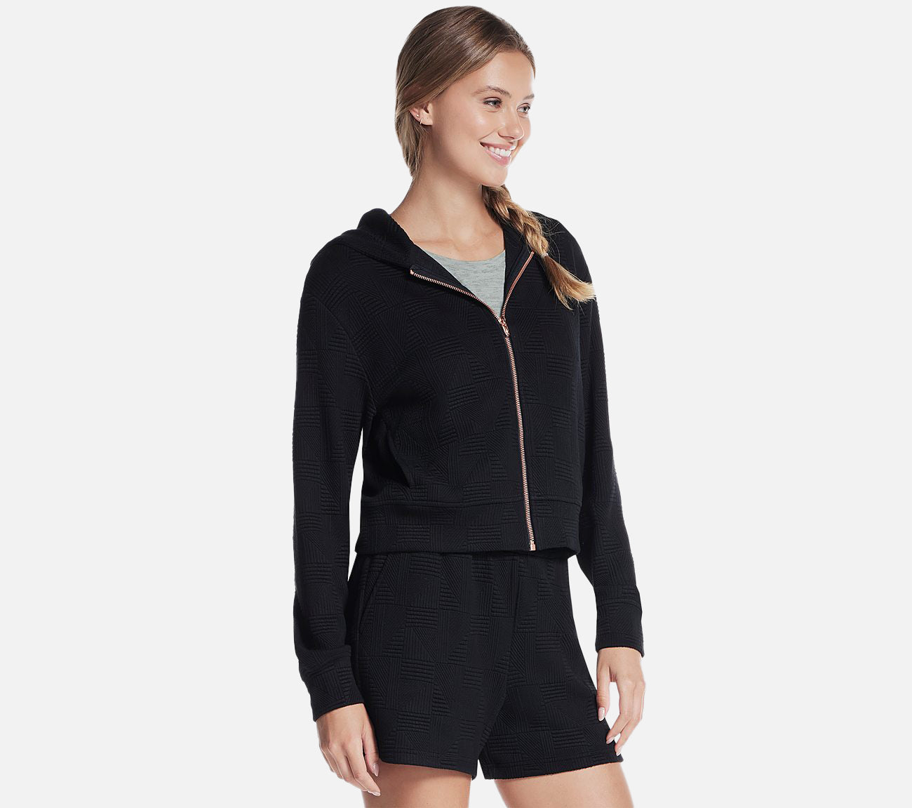 GO WALK Everywhere Diamond FZ Jacket Clothes Skechers.dk