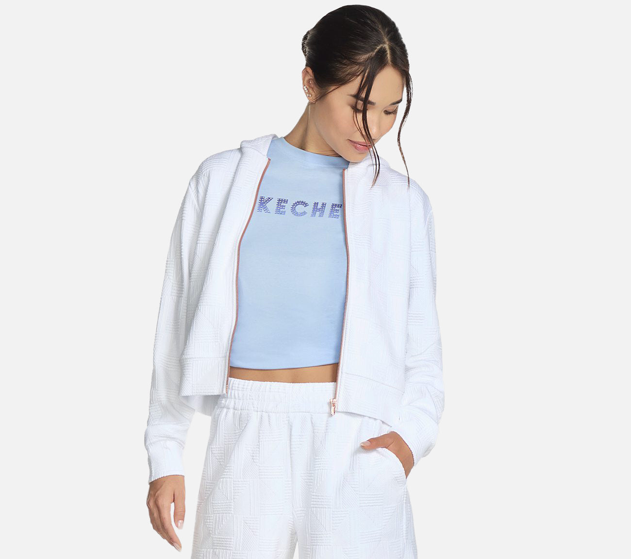 GO WALK Everywhere Diamond FZ Jacket Clothes Skechers.dk