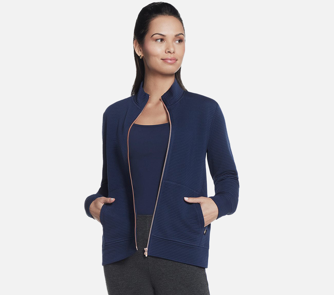 The Hoodless Hoodie GO WALK Everywhere Jacket Clothes Skechers.dk