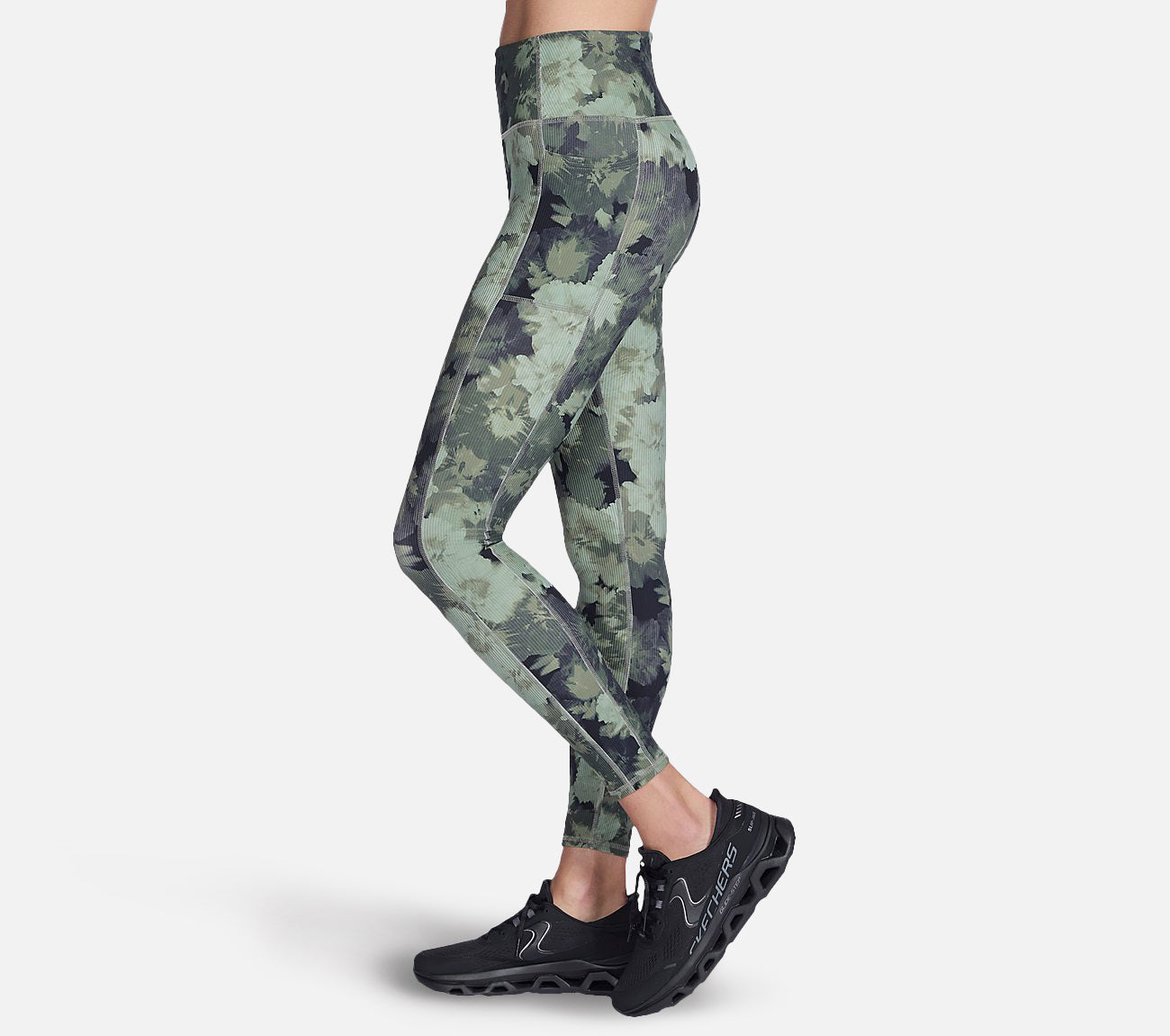 GO FLEX RIB Inbloom Full Length High-Waisted Legging Clothes Skechers.dk