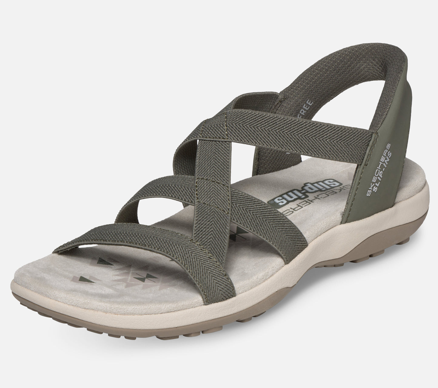 Slip-ins: Reggae Slim - Stretch Flex Sandal Skechers.dk