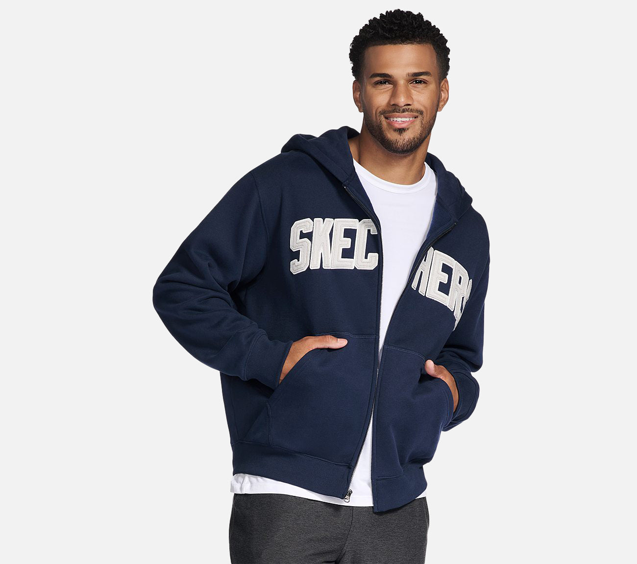 Max Soft Full Zip Hoodie Clothes Skechers.dk