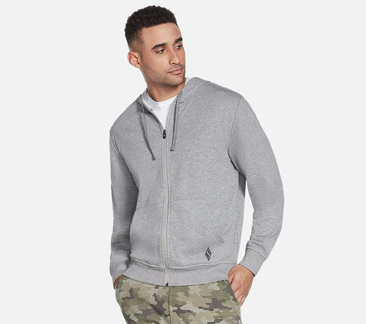 GO WALK Everywhere Full Zip Hoodie Clothes Skechers.dk