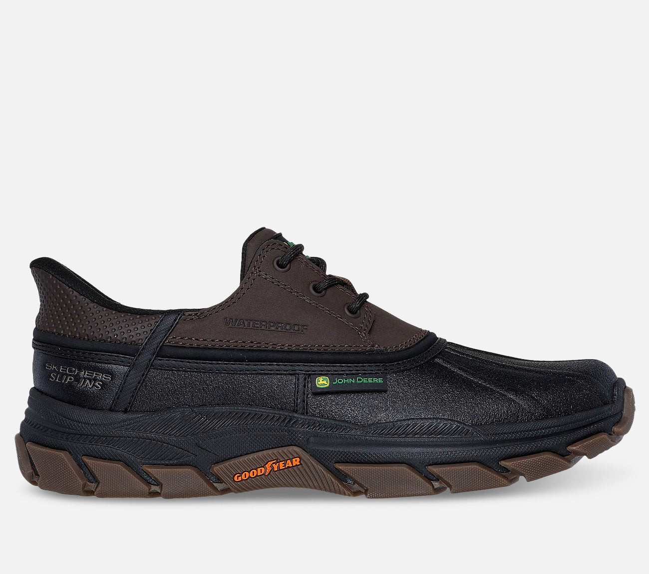 John Deere: Relaxed Fit: Slip-ins: Respected - Tanzier - Waterproof Shoe Skechers.dk