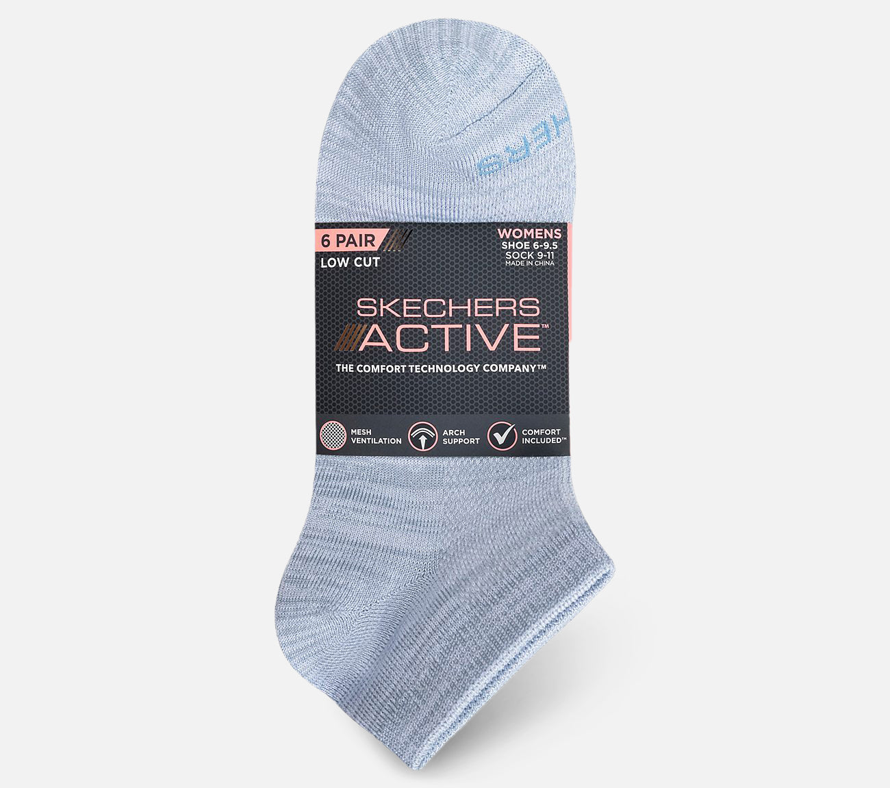 6-pak Sportssokker Sock Skechers.dk