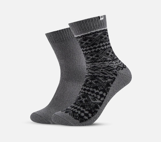 2-pak strømper i jacquard-mønster Sock Skechers