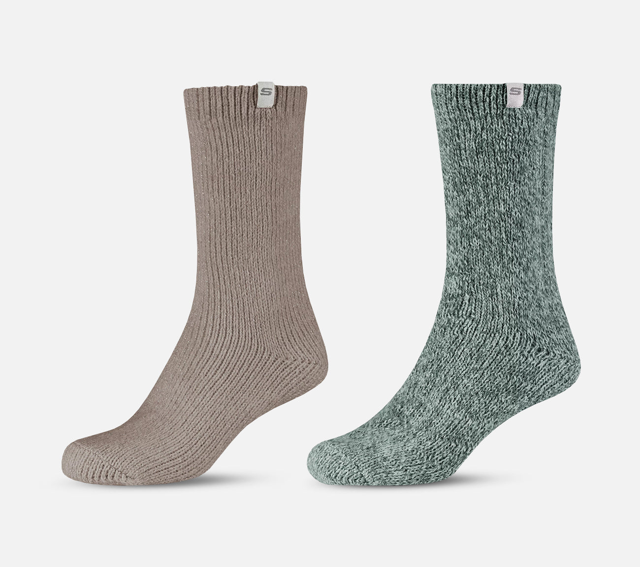 2 par Casual Cosy glimmer strømper Sock Skechers