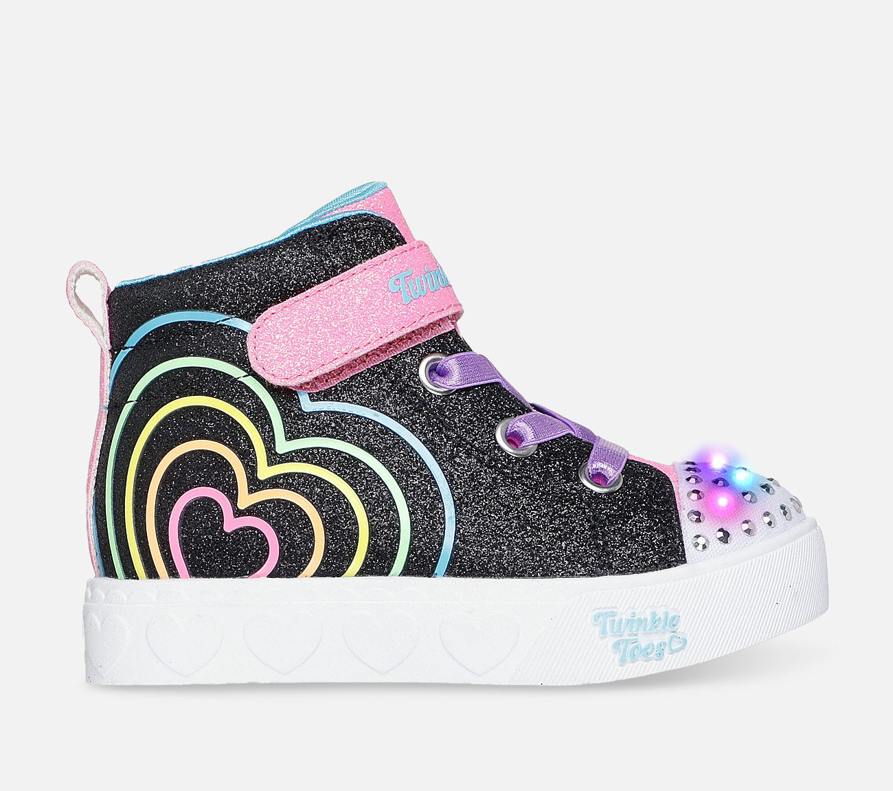 Twinkle Toes: Heart Steps - Heart Glow Shoe Skechers.dk