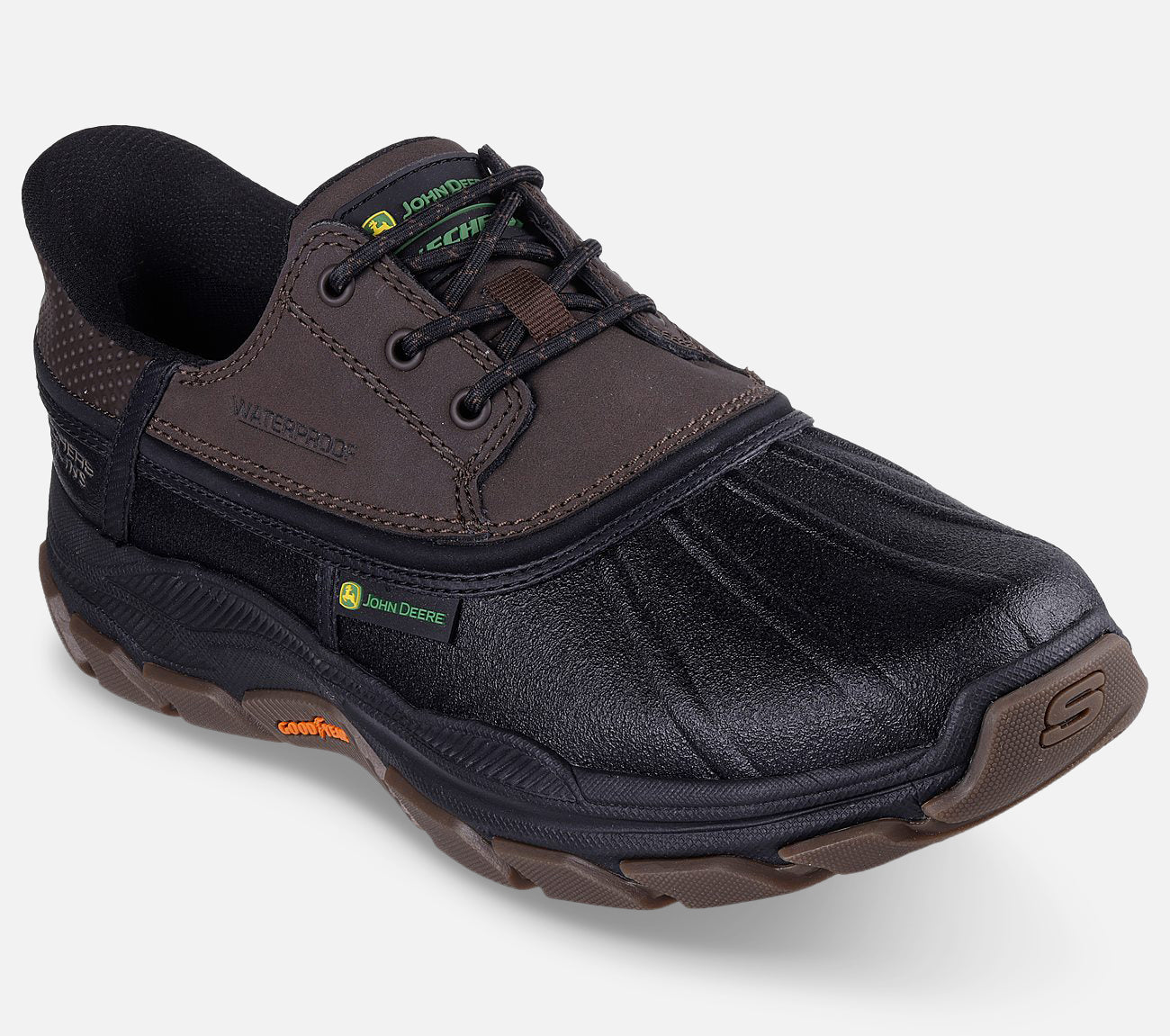 John Deere: Relaxed Fit: Slip-ins: Respected - Tanzier - Waterproof Shoe Skechers.dk