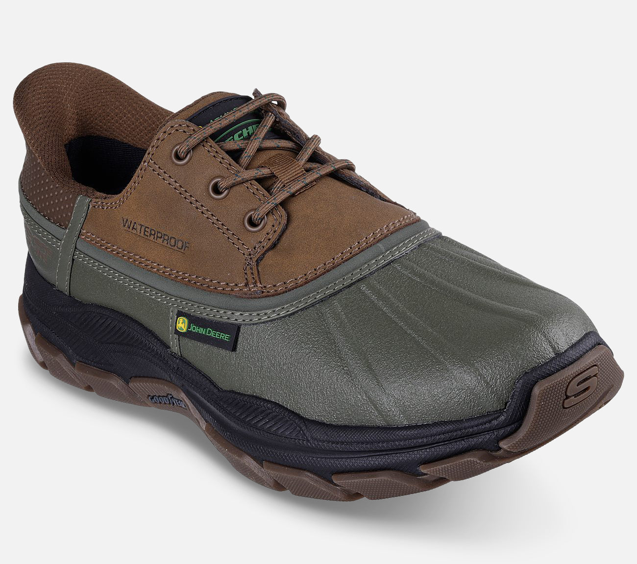 John Deere: Relaxed Fit: Slip-ins: Respected - Tanzier - Waterproof Shoe Skechers.dk