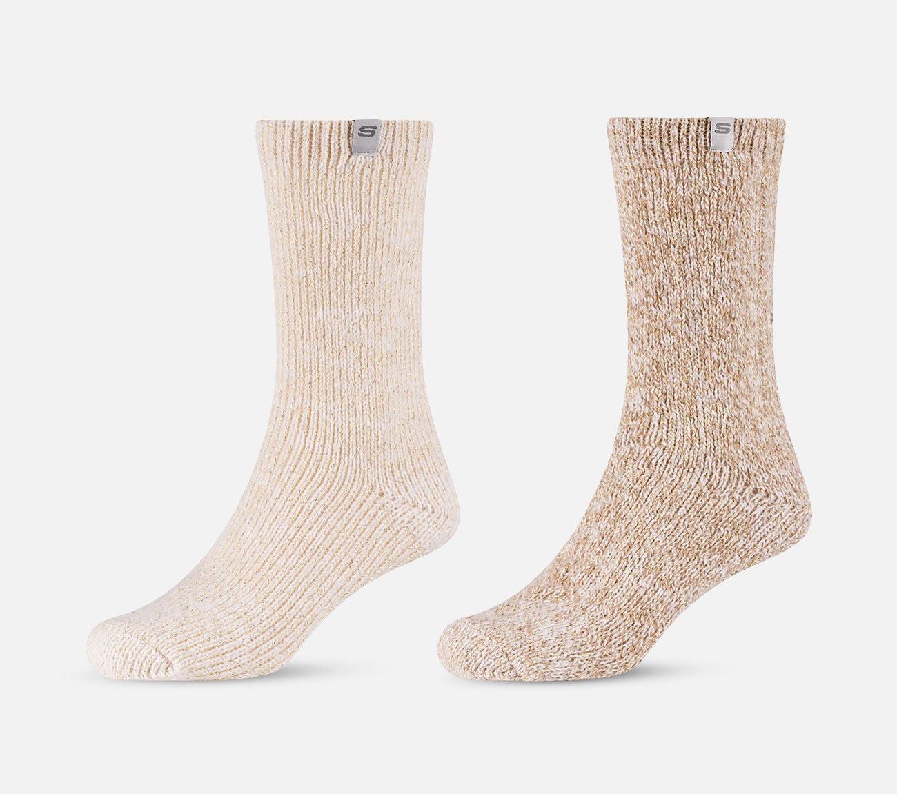 2 par Casual Cosy glimmer strømper Sock Skechers