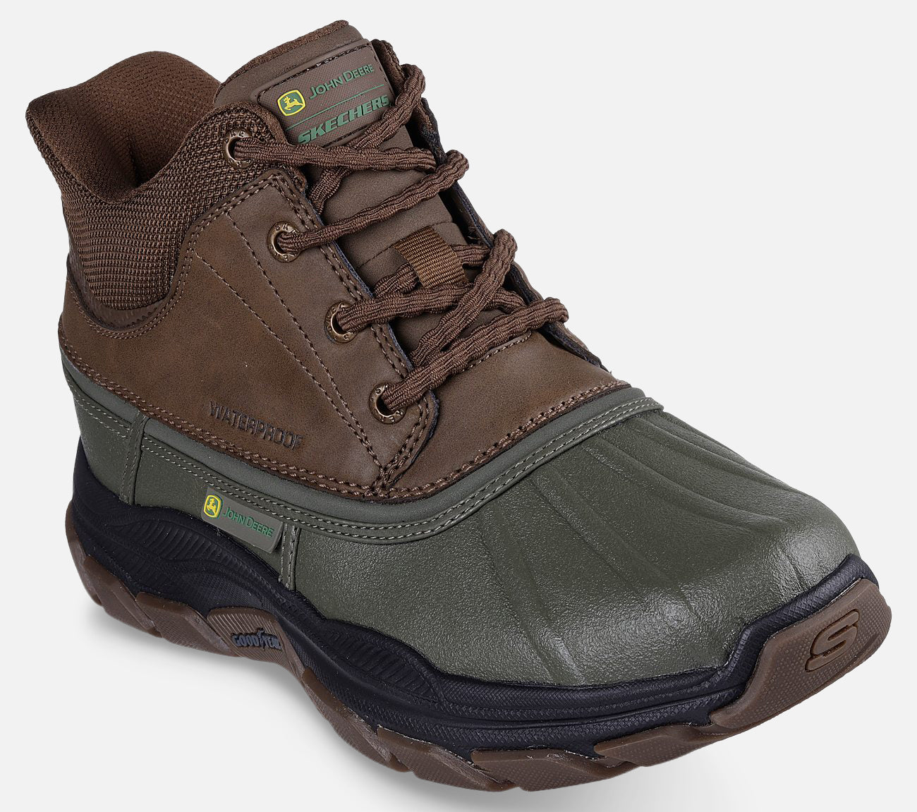 John Deere: Relaxed Fit: Slip-ins: Respected - Swamper - Waterproof Boot Skechers.dk