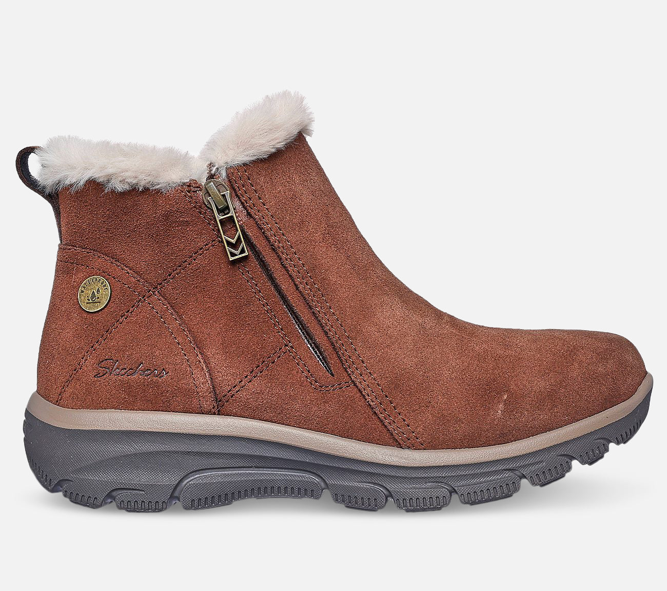 Relaxed Fit: Easy Going - High Zip 2 - Waterproof Boot Skechers.dk