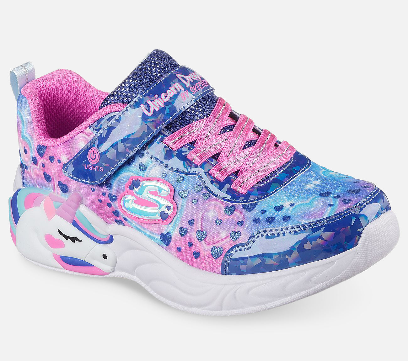 S-Lights: Unicorn Dreams - Heart Sparkles Shoe Skechers.dk