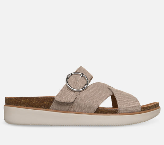 Relaxed Fit: Lifted Comfort - Charming Sparkle Sandal Skechers.dk