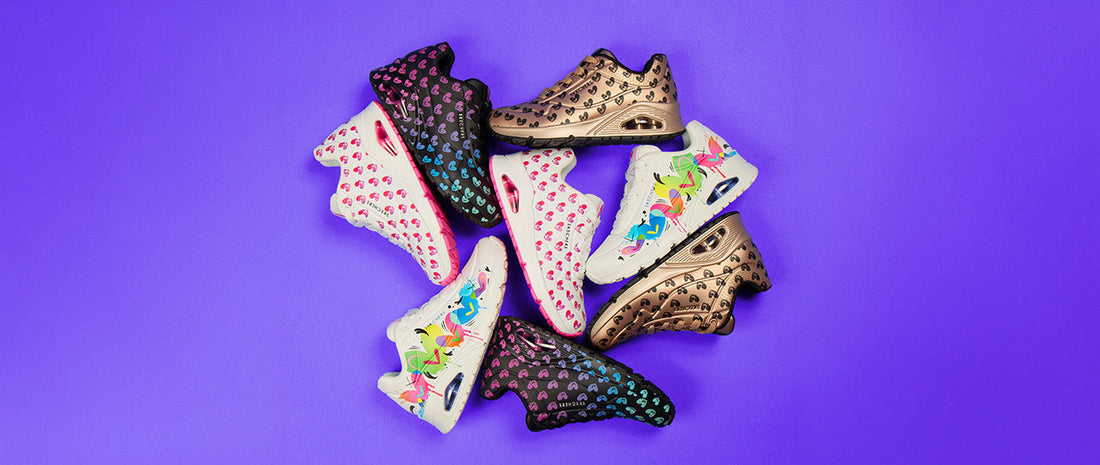 En verden af farver og kreativitet: Skechers' eksklusive kollektionerEn verden af farver og kreativitet: Skechers' eksklusive kollektioner