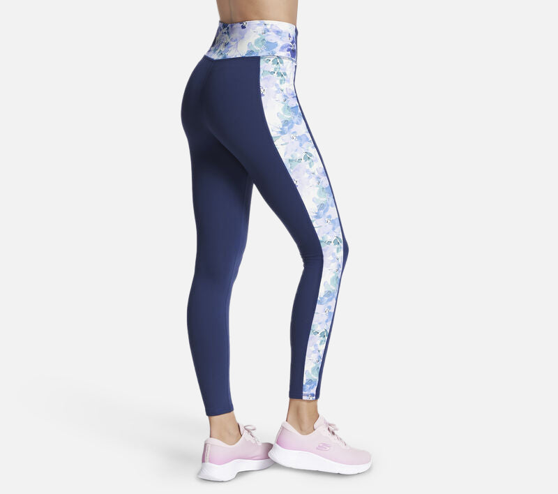 GO WALK Seascape Floral Full Length High-Waisted Legging Clothes Skechers.dk