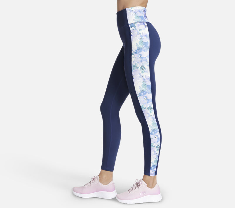 GO WALK Seascape Floral Full Length High-Waisted Legging Clothes Skechers.dk