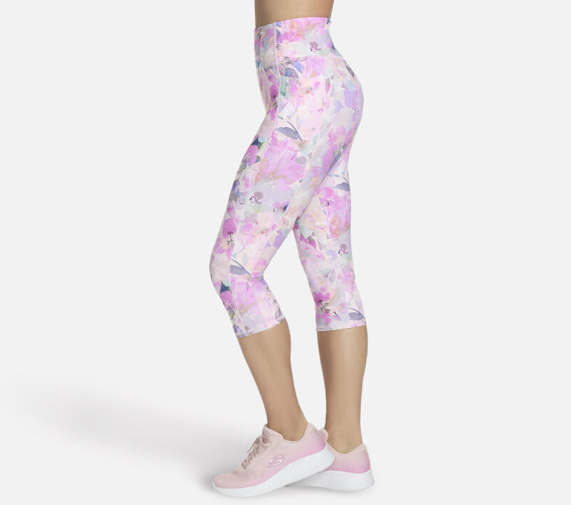 GO WALK Seascape Floral Capri Clothes Skechers.dk