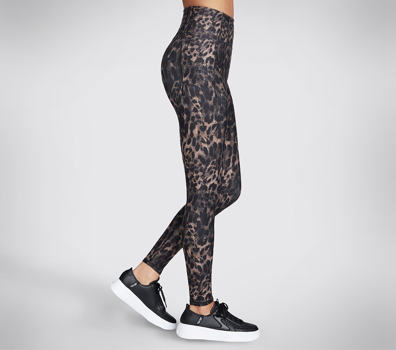 Diamond Brushed Cheetah Legging Clothes Skechers.dk