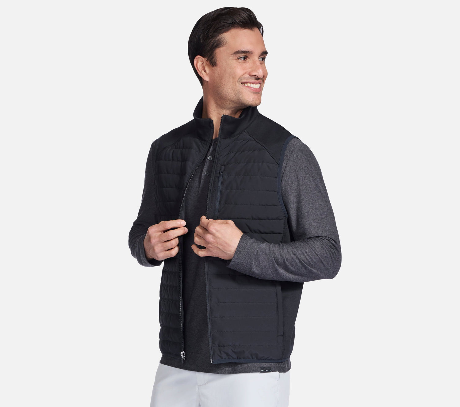 GO SHIELD Cozy Fit Hybrid Vest Clothes Skechers.dk