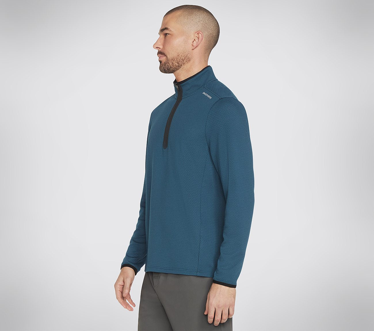Skech-Knits Burst 1/4 Zip Clothes Skechers.dk