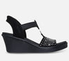 Sandaler med kilehæl