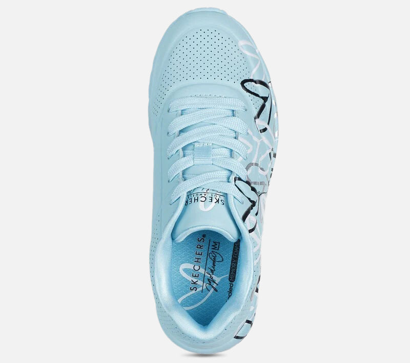 JGoldcrown: Uno Lite - Metallic Love Shoe Skechers.dk