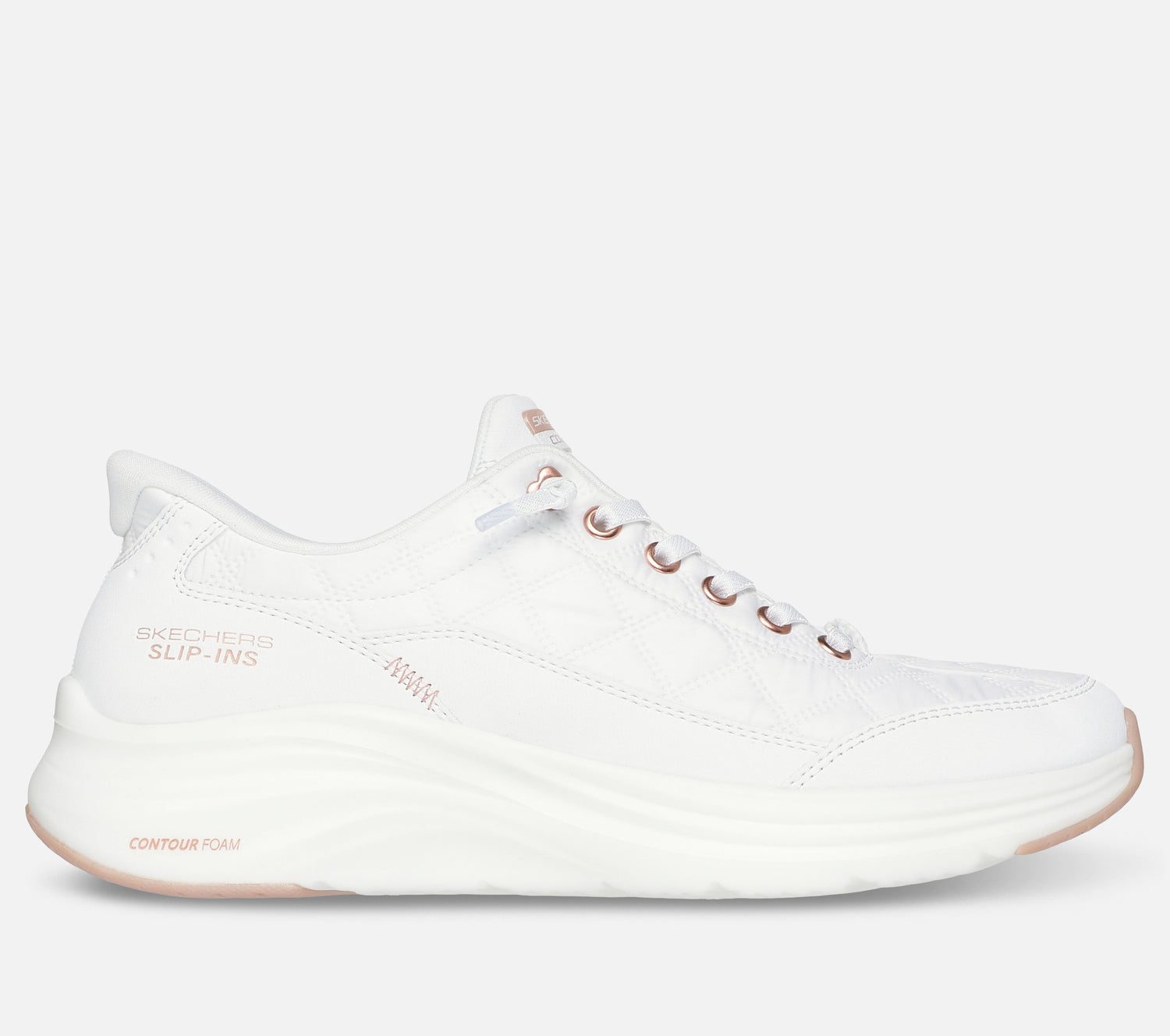 Wide Fit: Slip-ins: Contour Foam - Cozy Fit Golden Hour Shoe Skechers.dk