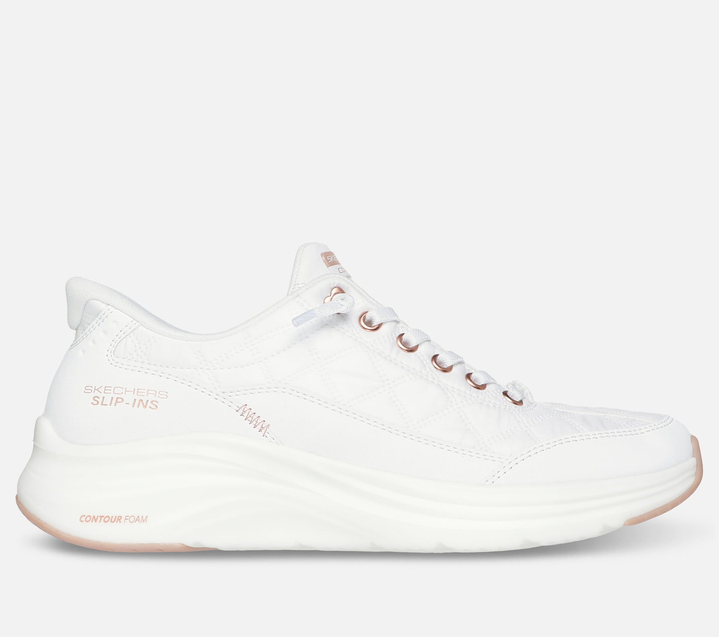 Wide Fit: Slip-ins: Contour Foam - Cozy Fit Golden Hour Shoe Skechers.dk