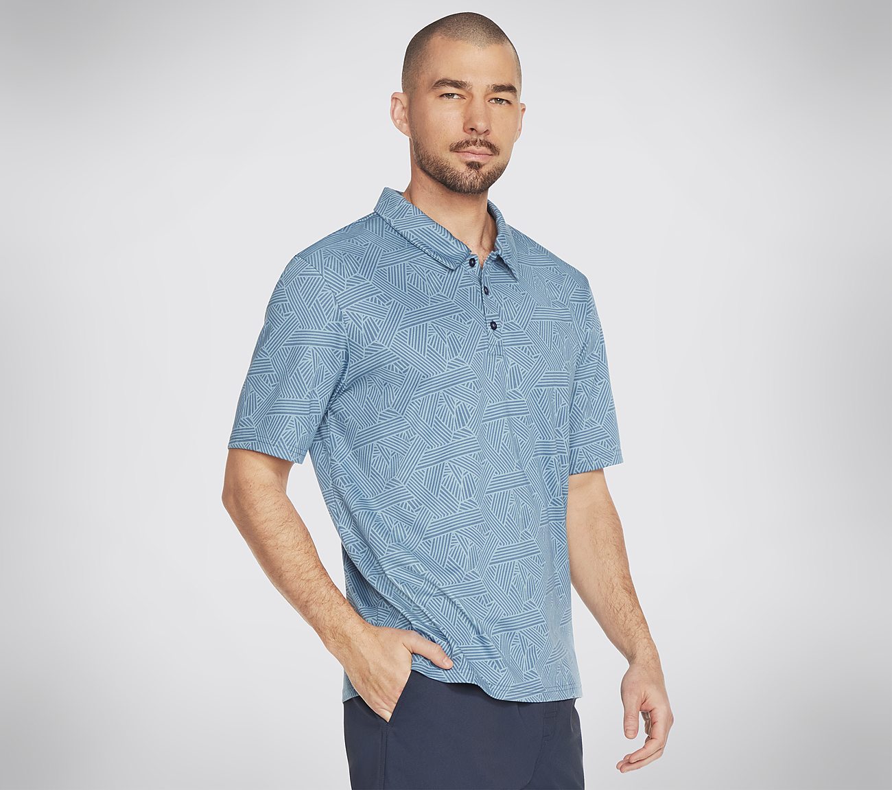 Off Duty Linear Polo Clothes Skechers.dk