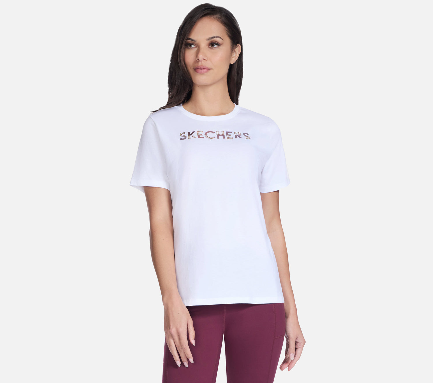 Dazzle Short Sleeve Tee Clothes Skechers.dk