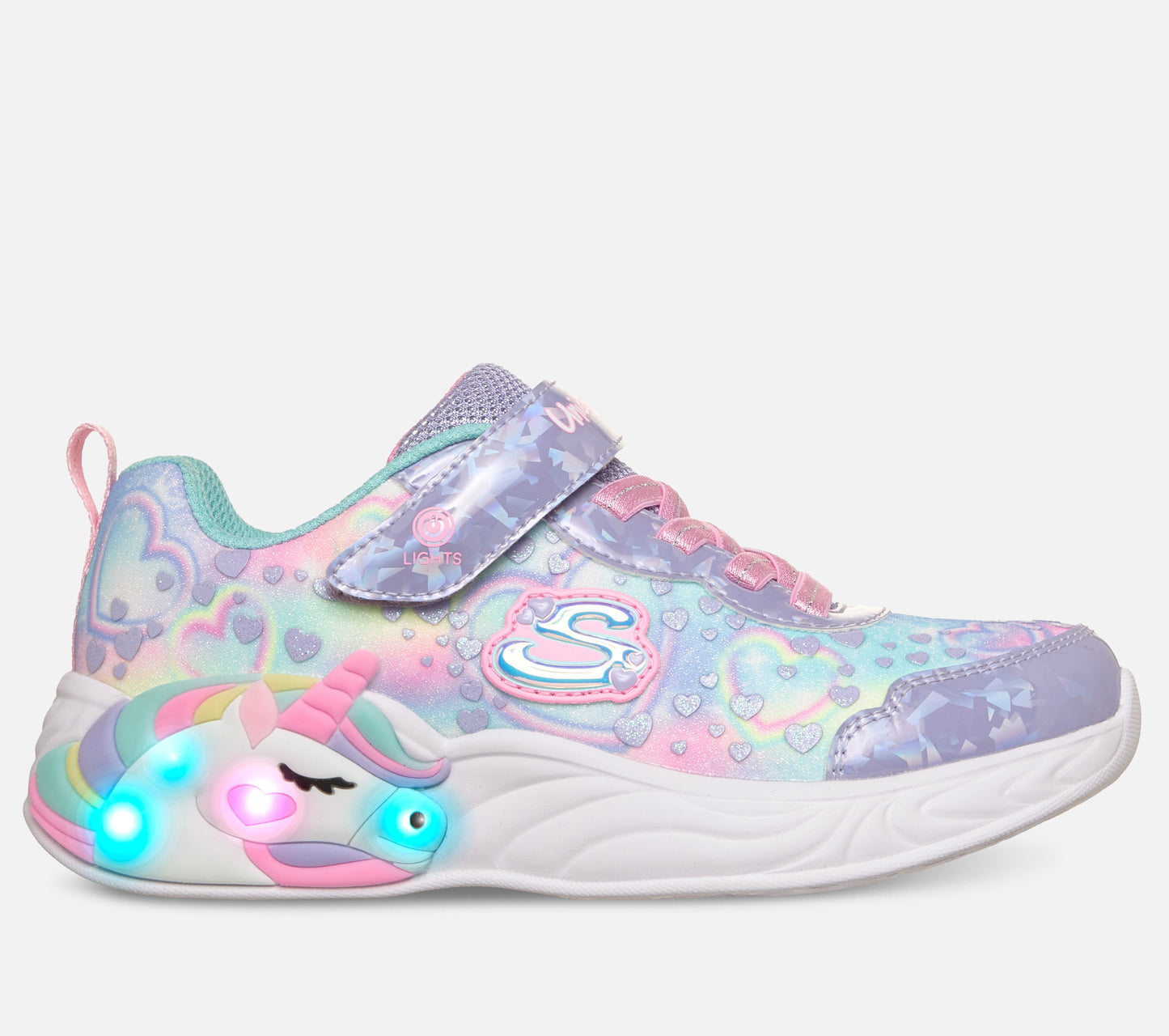 S-Lights: Unicorn Dreams - Heart Sparkles Shoe Skechers.dk